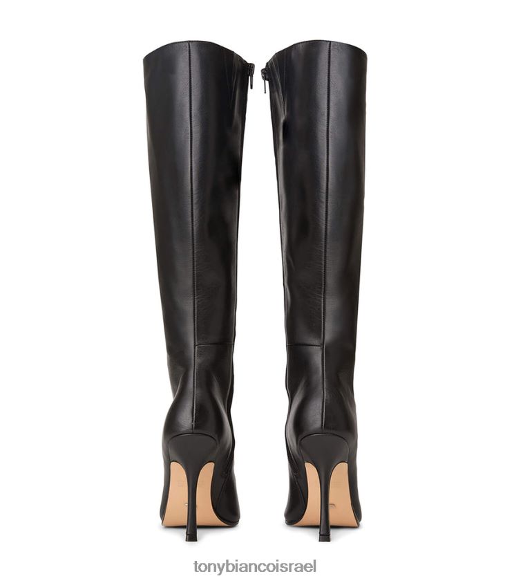 מגפיים בגובה הברך | נשים ונציה שחורה Tony Bianco מגפי עגל הוואנה 8BNR8T411